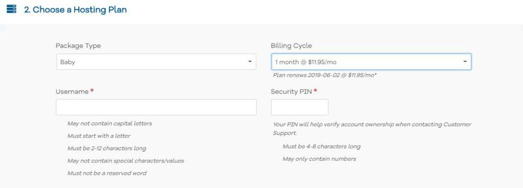 choosing a hostgator plan