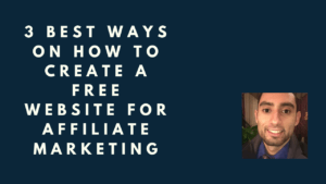 creating a free affiliate marketing website