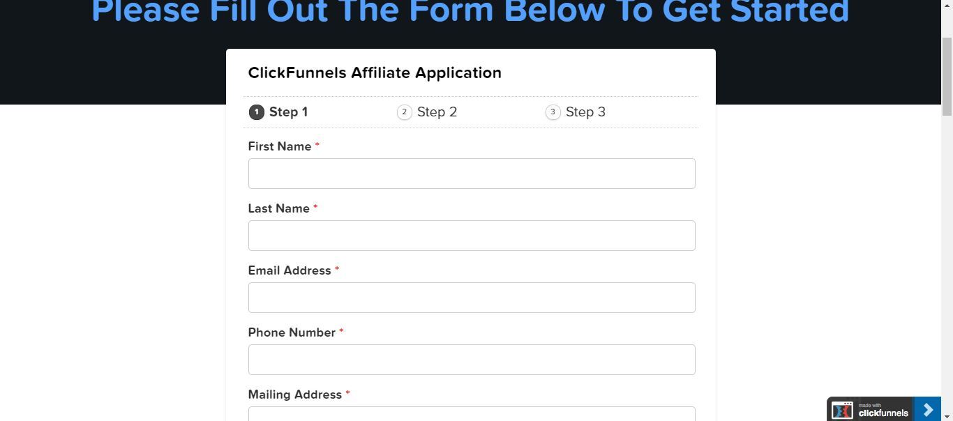 apply to be a clickfunnels affiliate