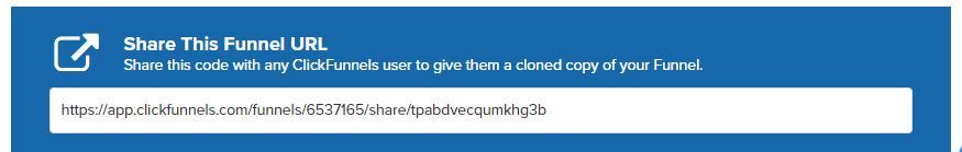 clickfunnels share funnel URL
