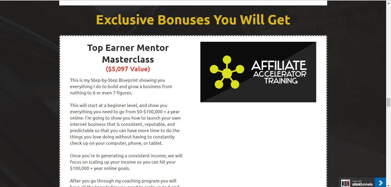 Wealthy affiliate bonuses