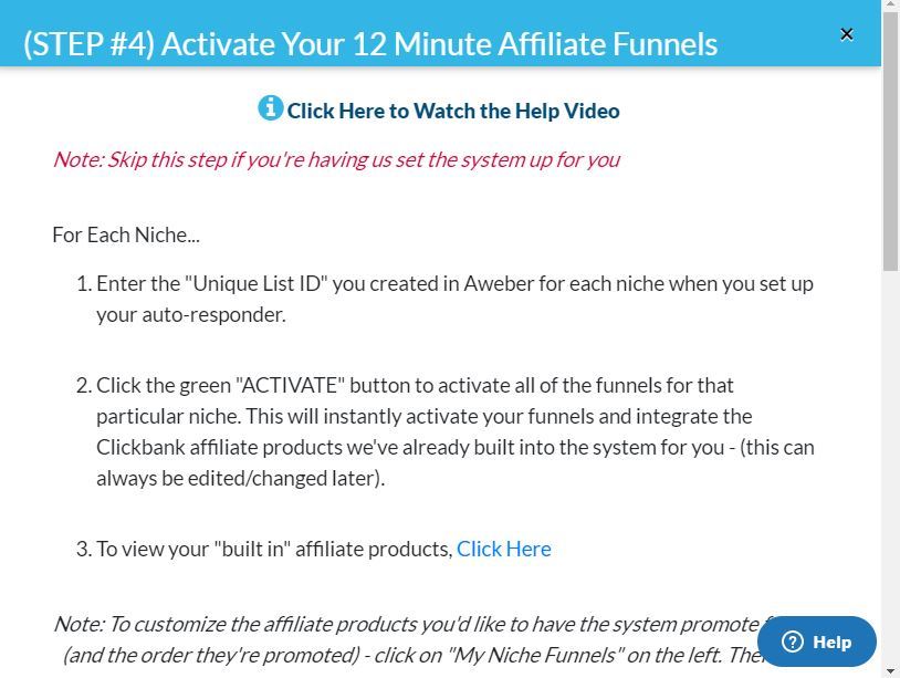 12 minute affiliate done for you funnels