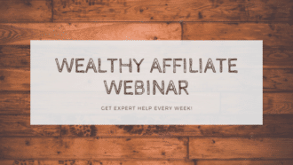 Wealthy Affiliate Webinar - Get Expert Help Every Week wealthy affiliate webinars