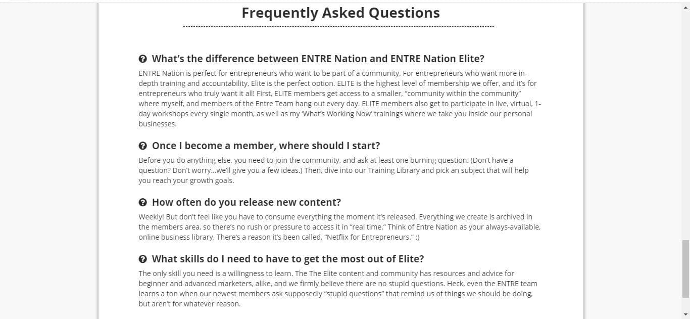 frequently asked questions