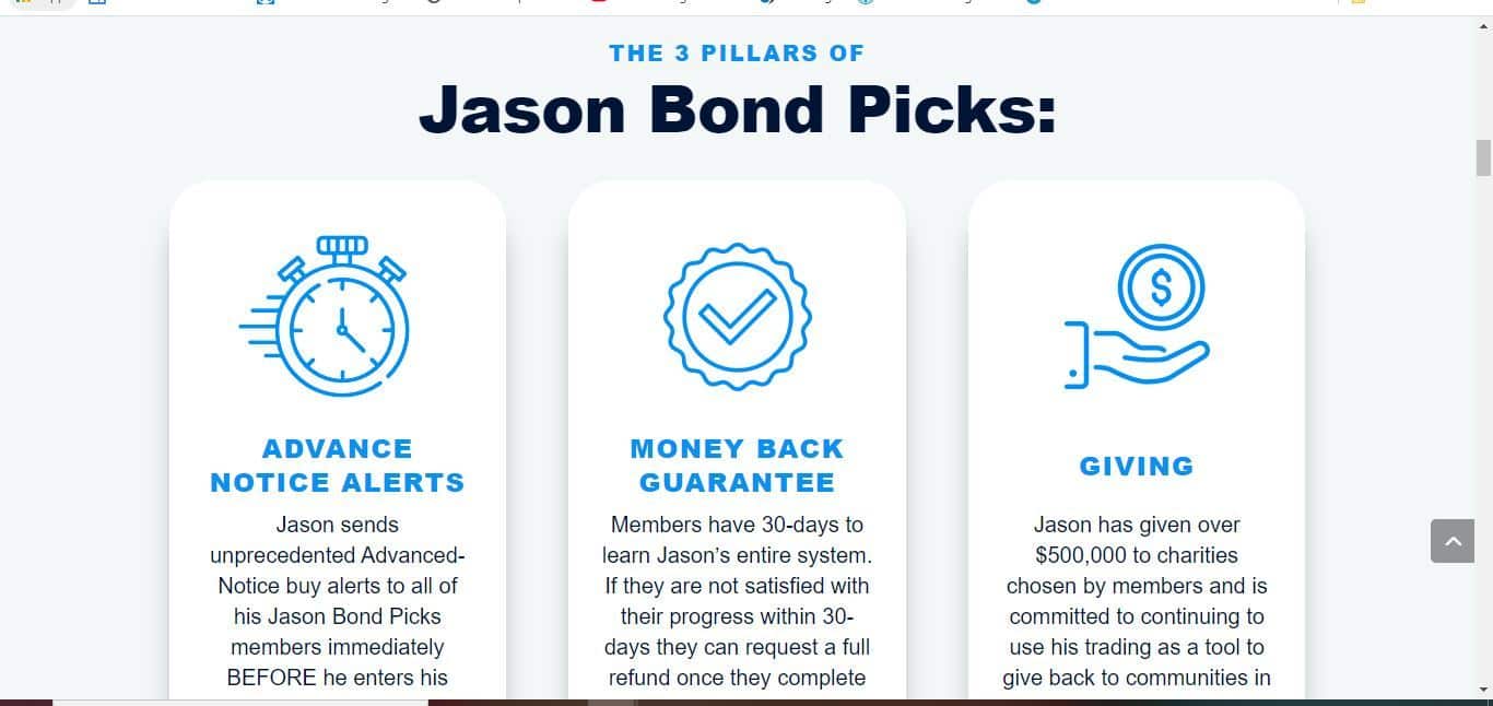 3 pillars of jason bond picks