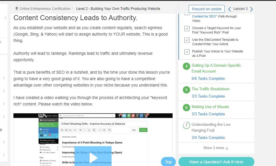 content consistency leads to authority
