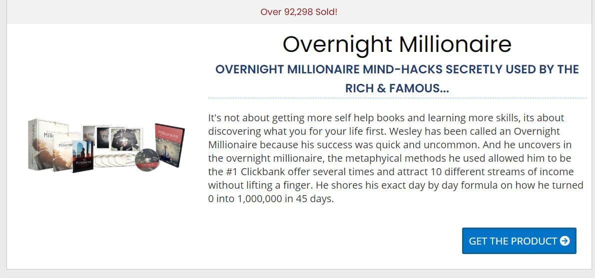 overnight millionaire