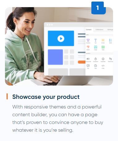 samcart showcase your product