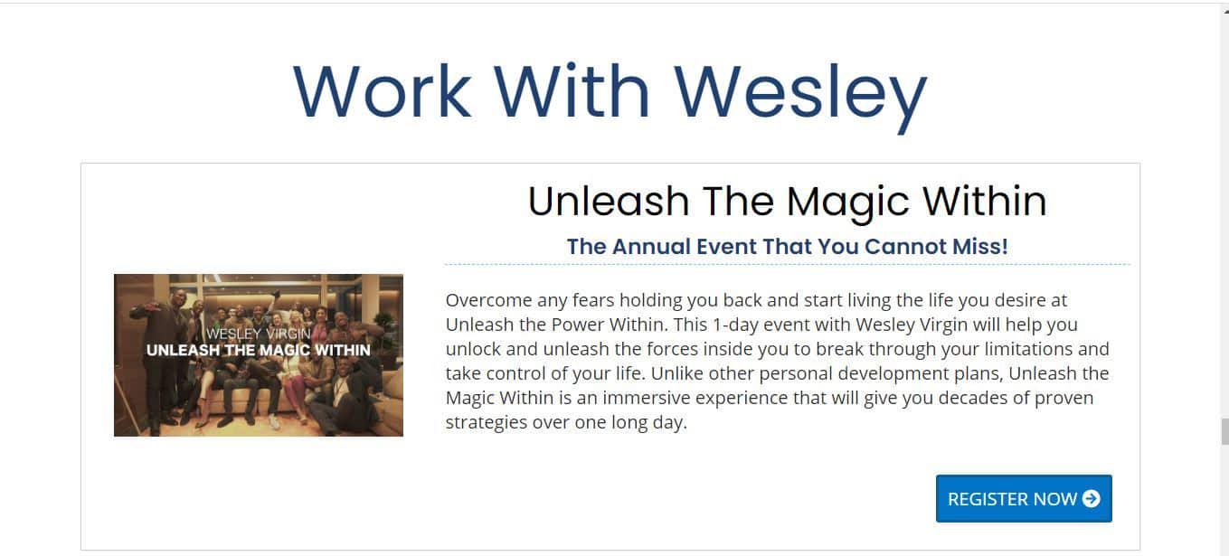 wesley events