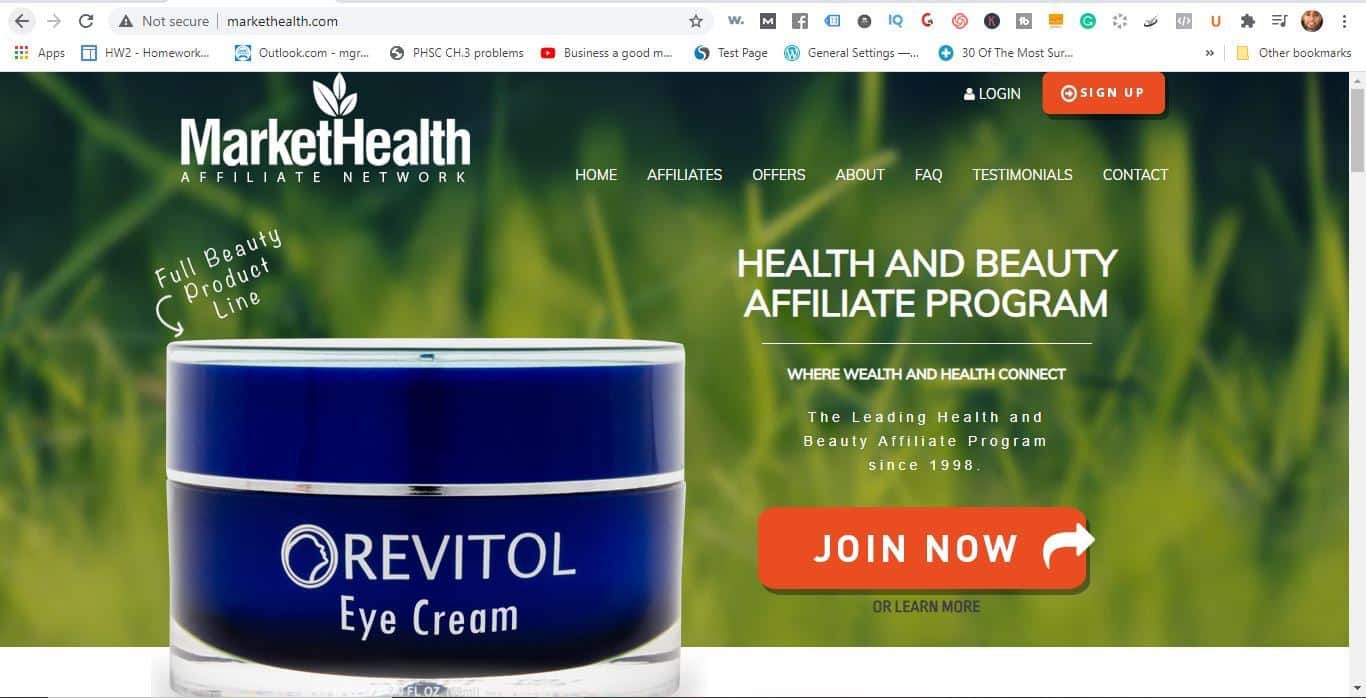 market health home page