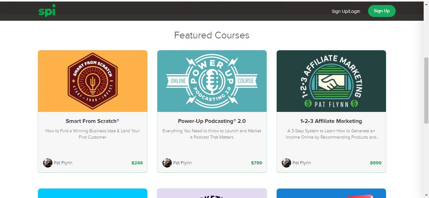 pat flynn featured courses