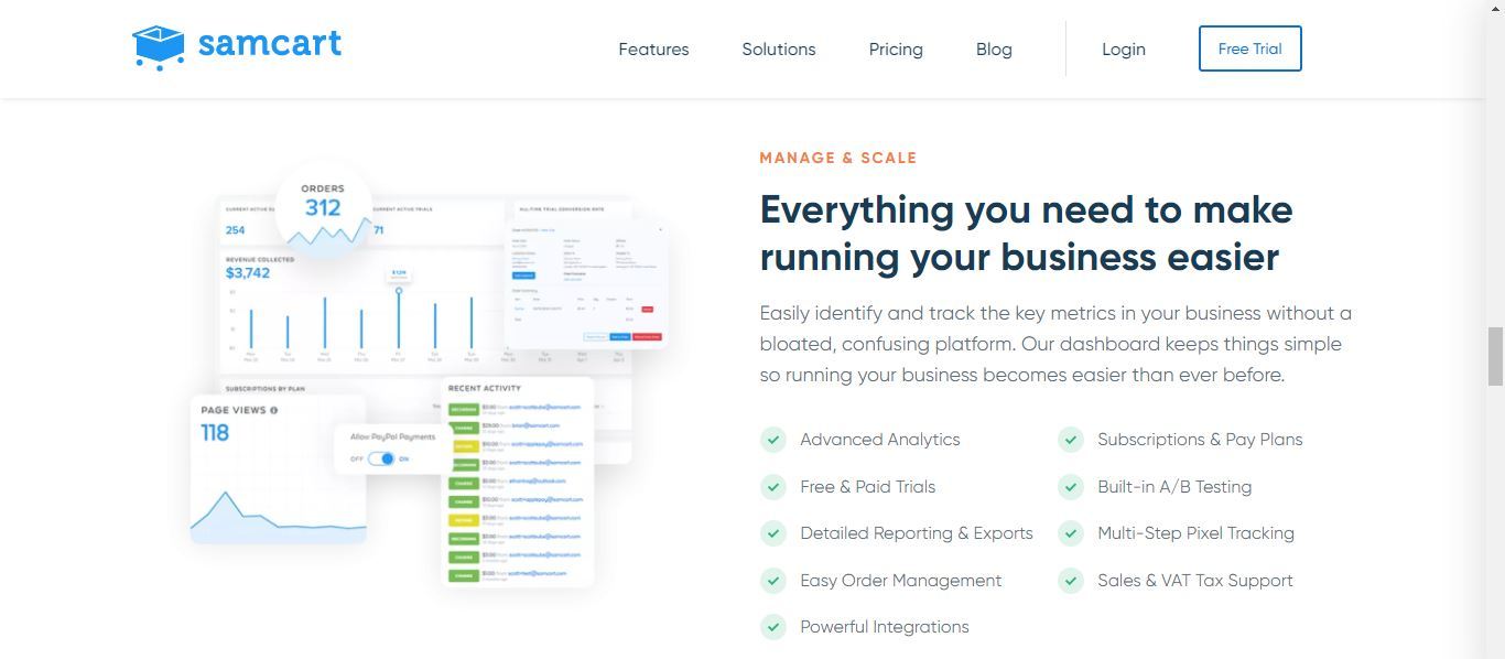samcart everything you need in one place