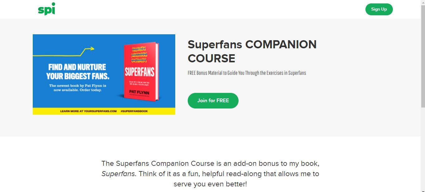superfans companion course pat flynn