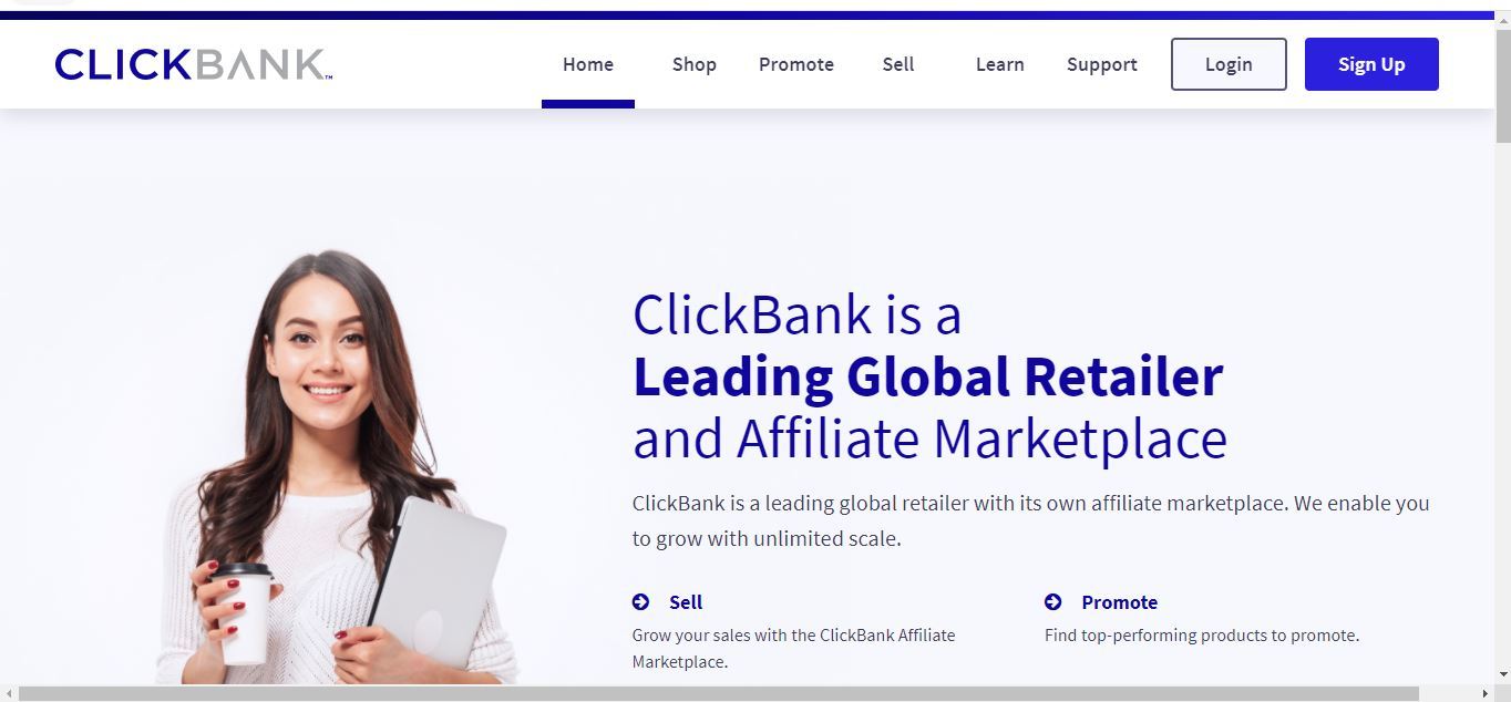 clickbank home page