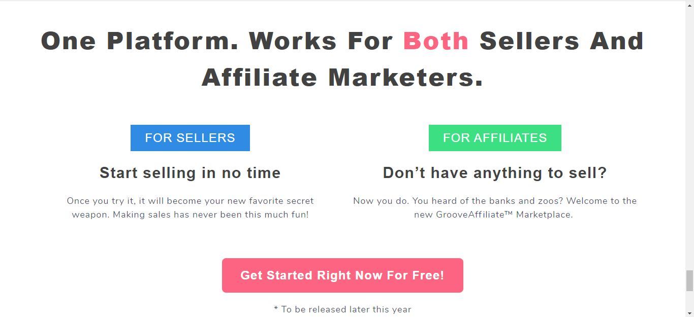 groovefunnels sellers and affiliates