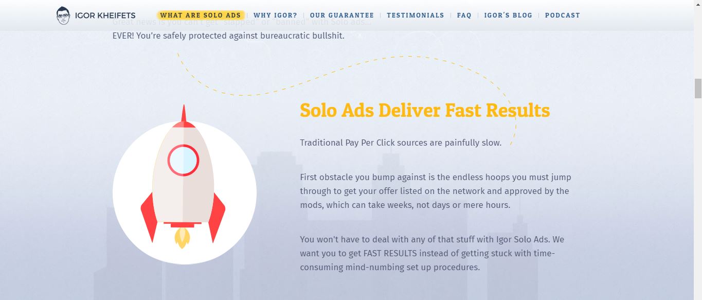 solo ads fast results