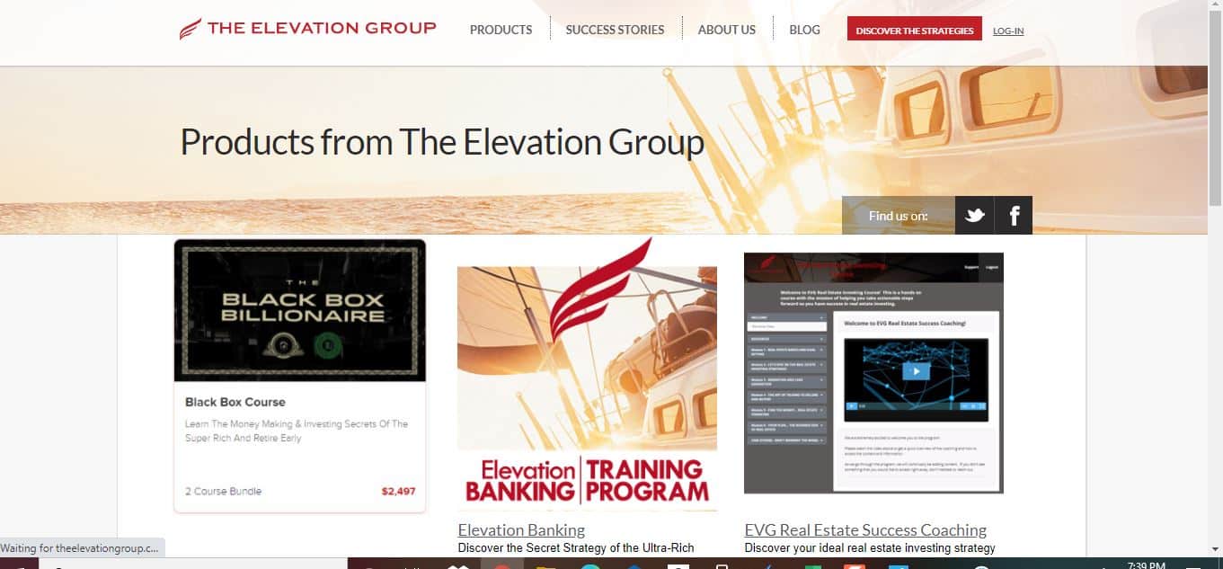 the elevation group products