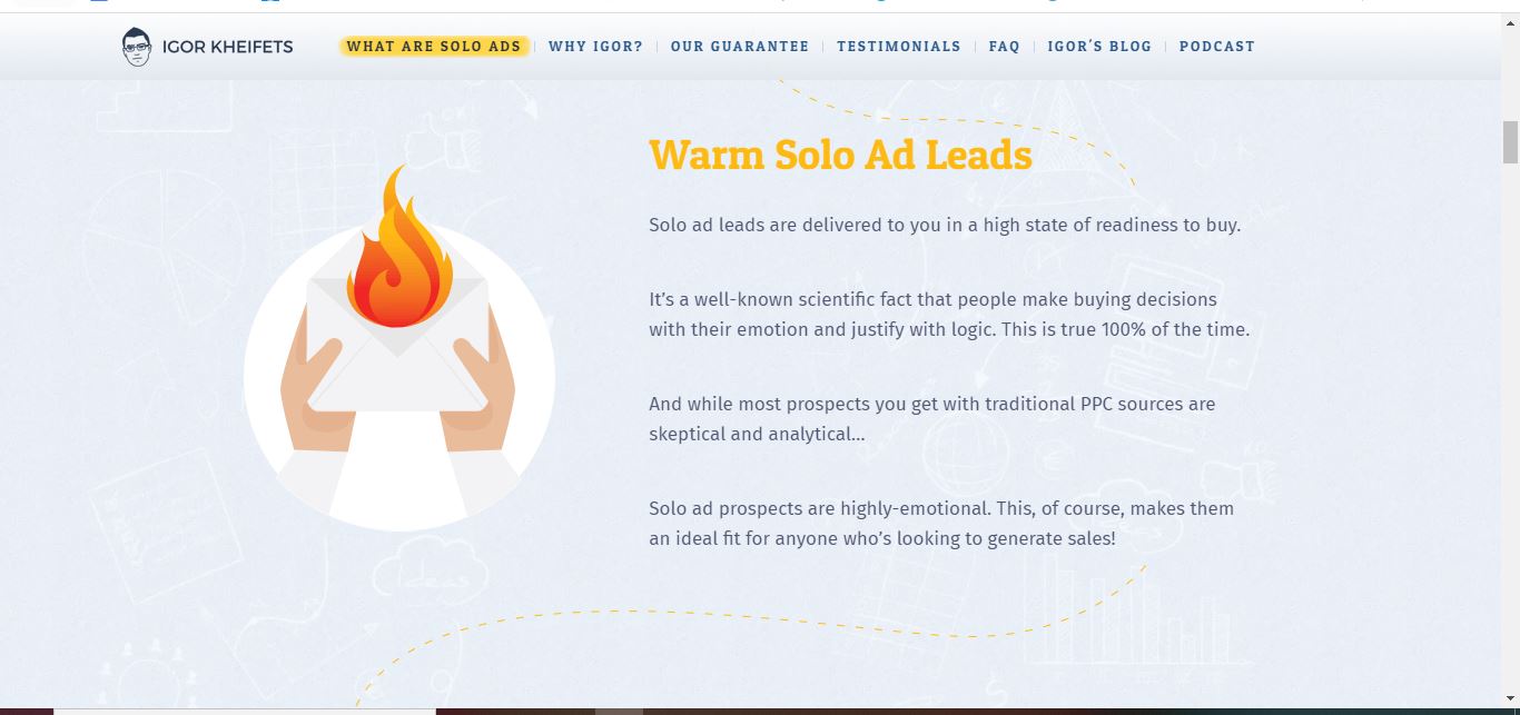 warm solo ads