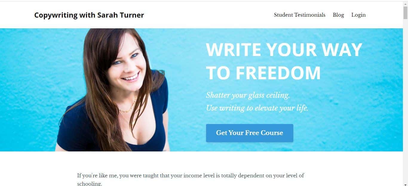 write your way to freedom sign up