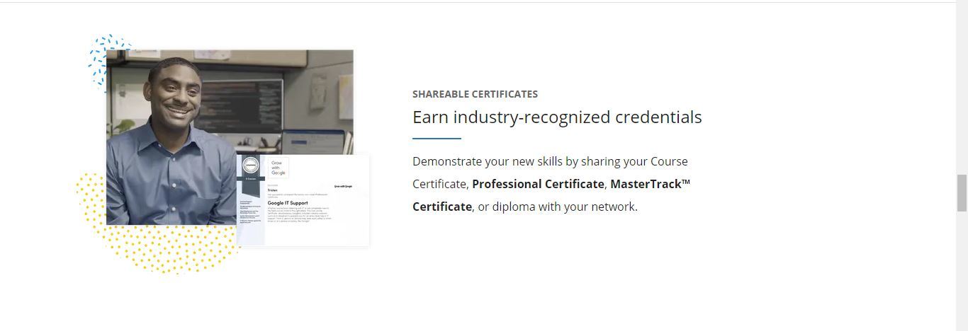 coursera shareable certificates
