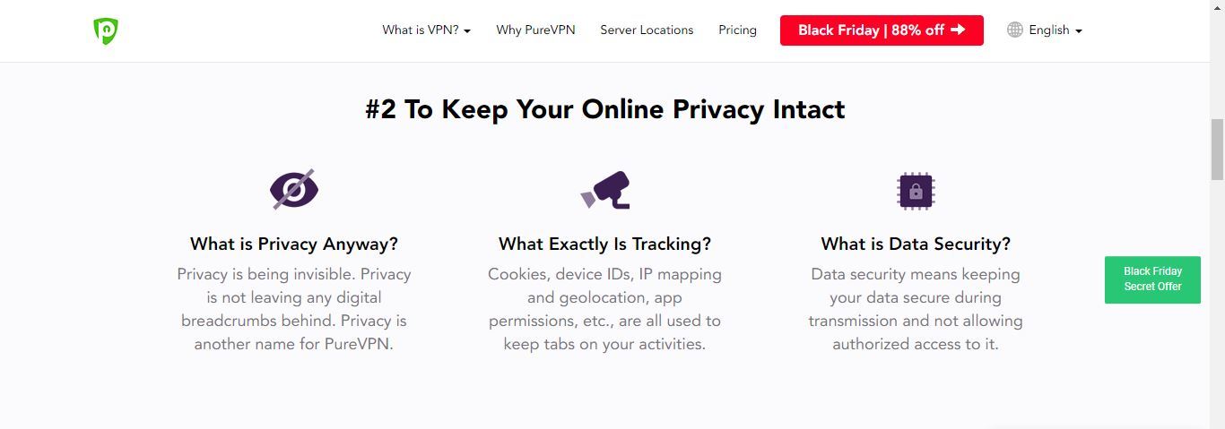 pure vpn privacy