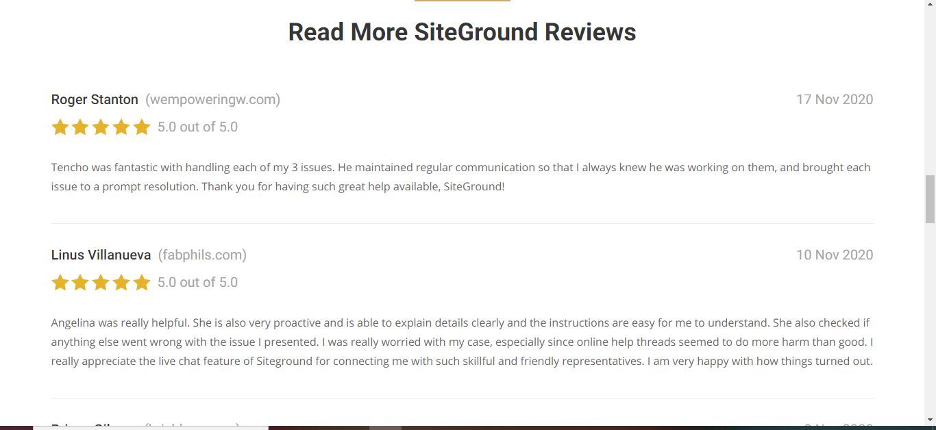 siteground reviews 2