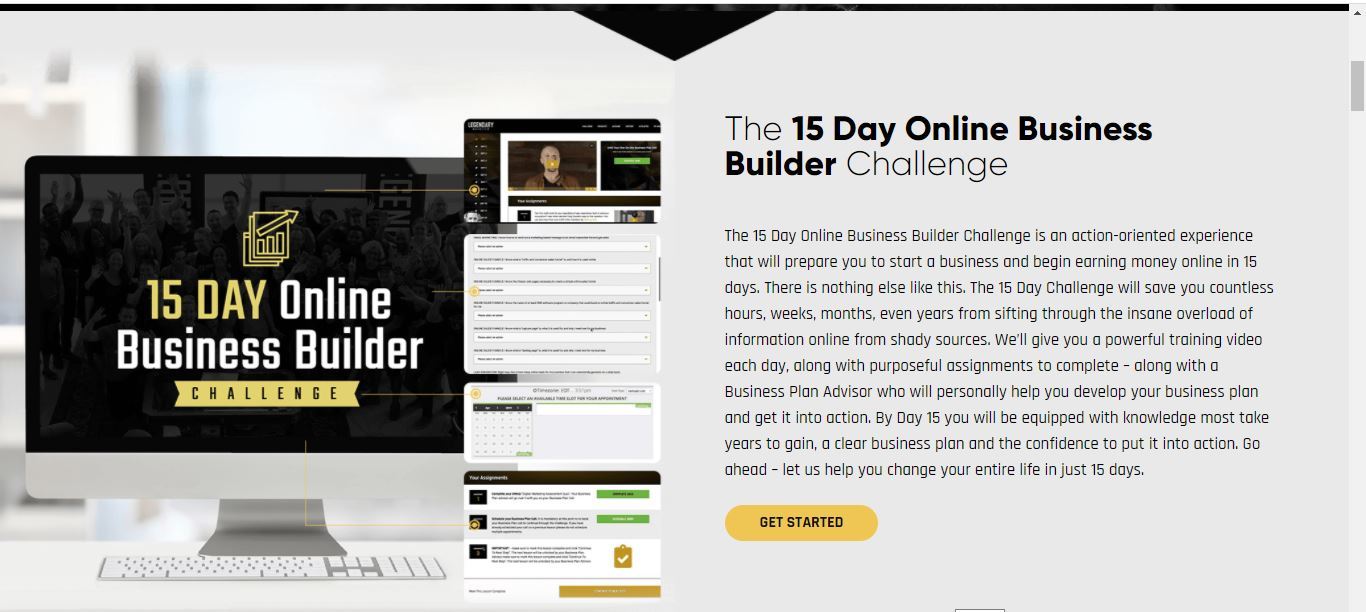 15 day online business builder challenge legendary marketer