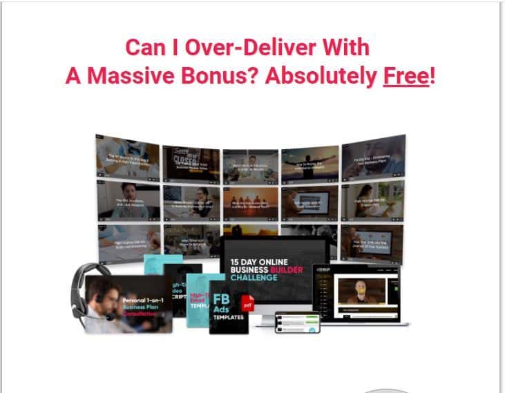 15 second free leads bonus