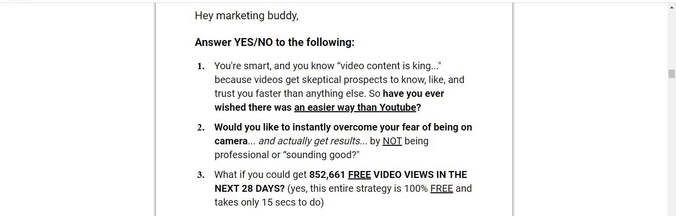 15 second free leads questions