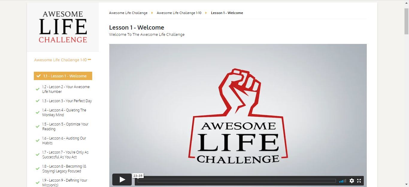 awesome life challenge from entre