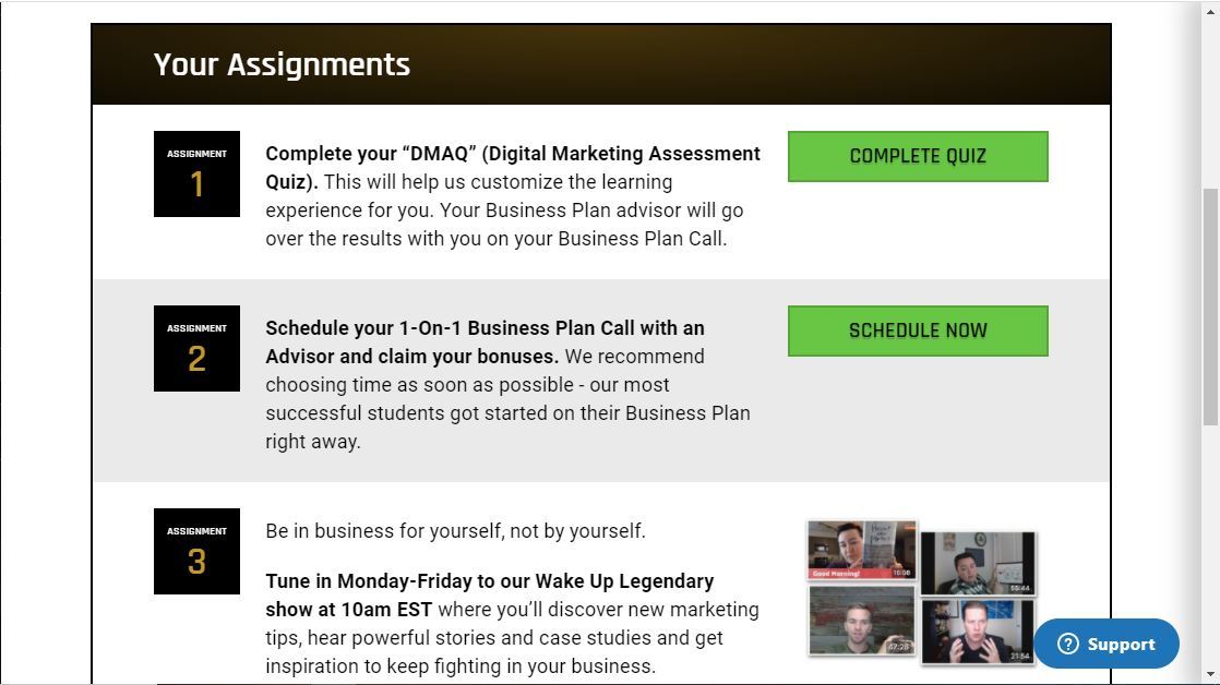 business builder challenge assignments
