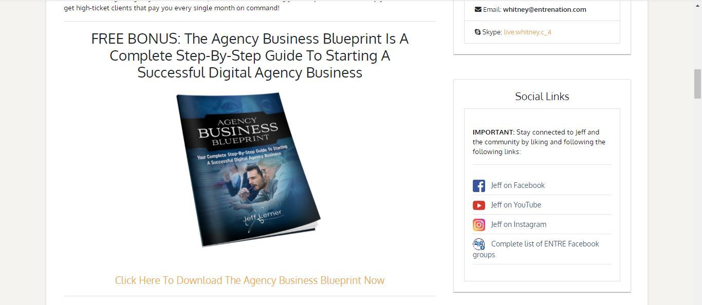 the agency business blueprint download