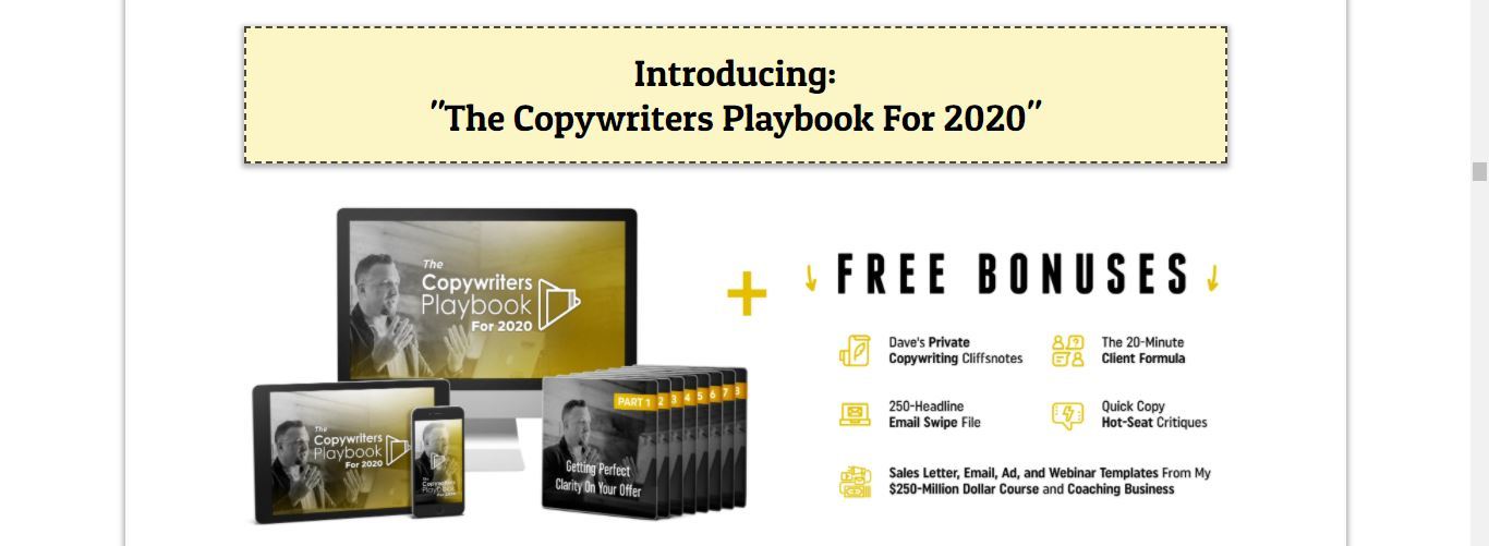 the copywriters playbook inside
