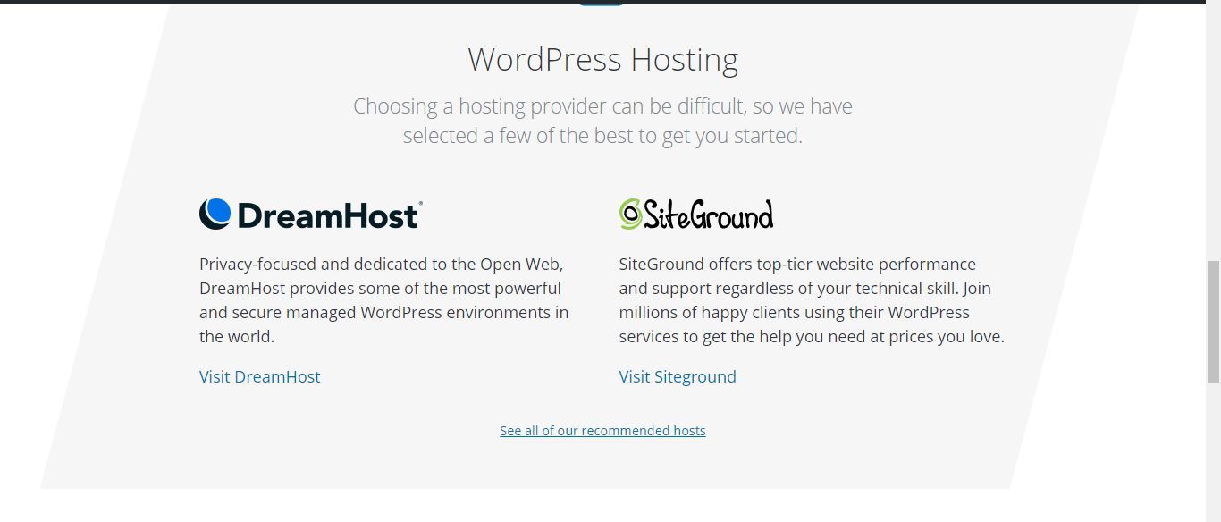 wordpress hosting recommendations
