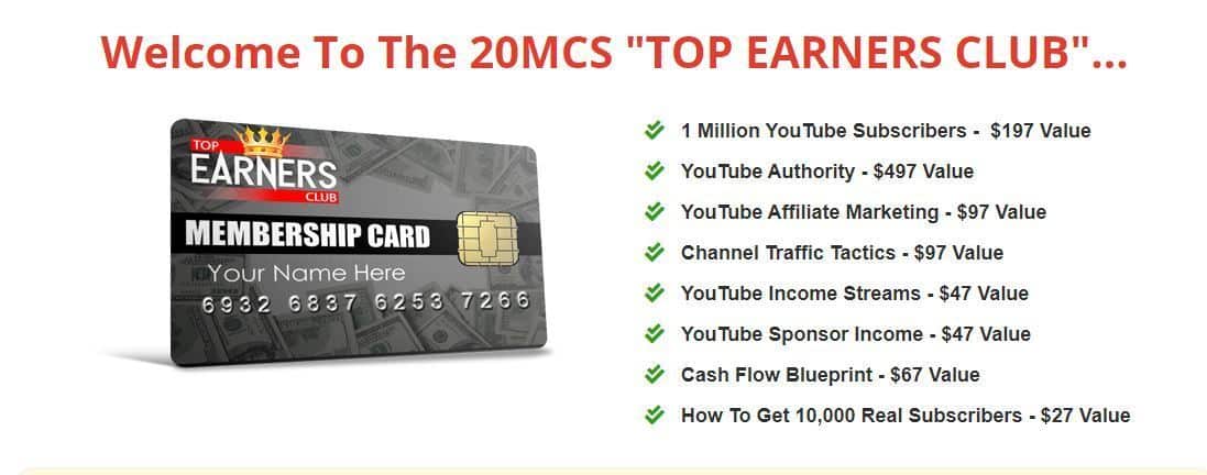 20 minute cash system top earners club