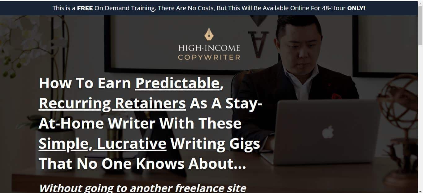 high income copywriter in demand training