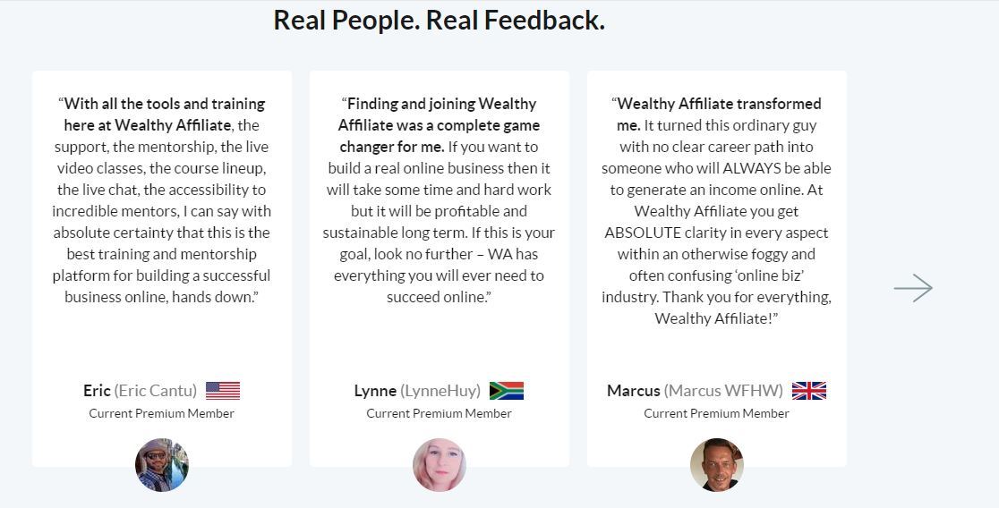 wealthy affiliate results