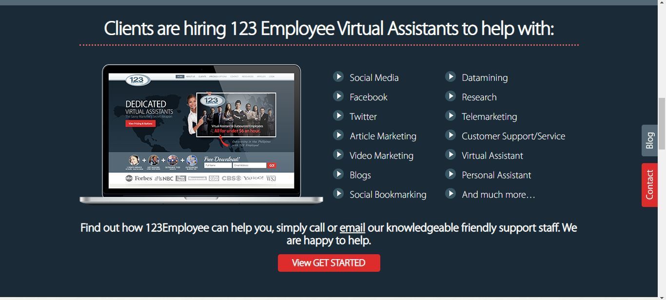 123 employee virtual assistants