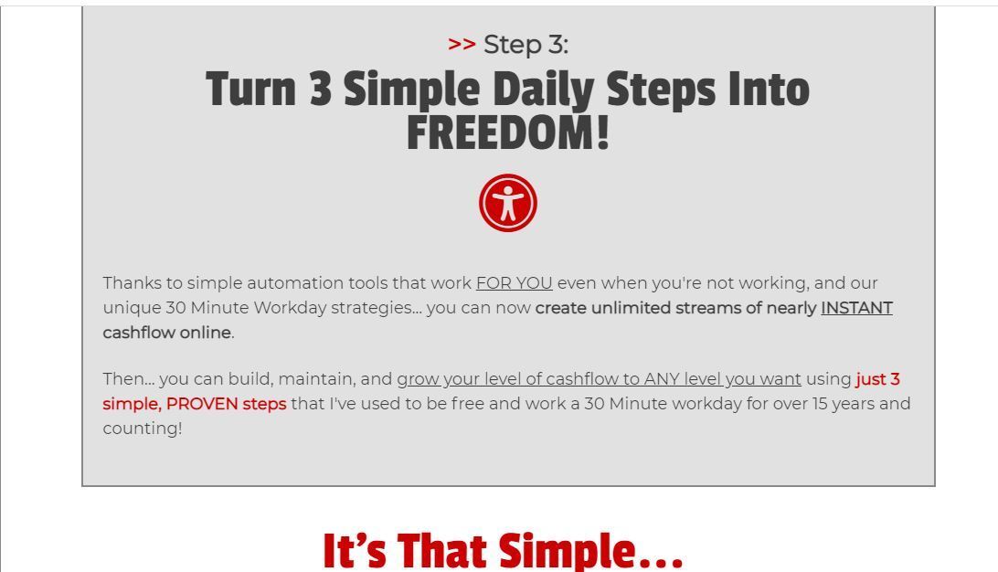 freedom launchpad step 3