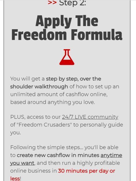 freedom launchpad steps
