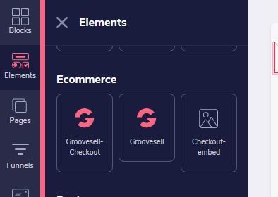 groovepages ecommerce