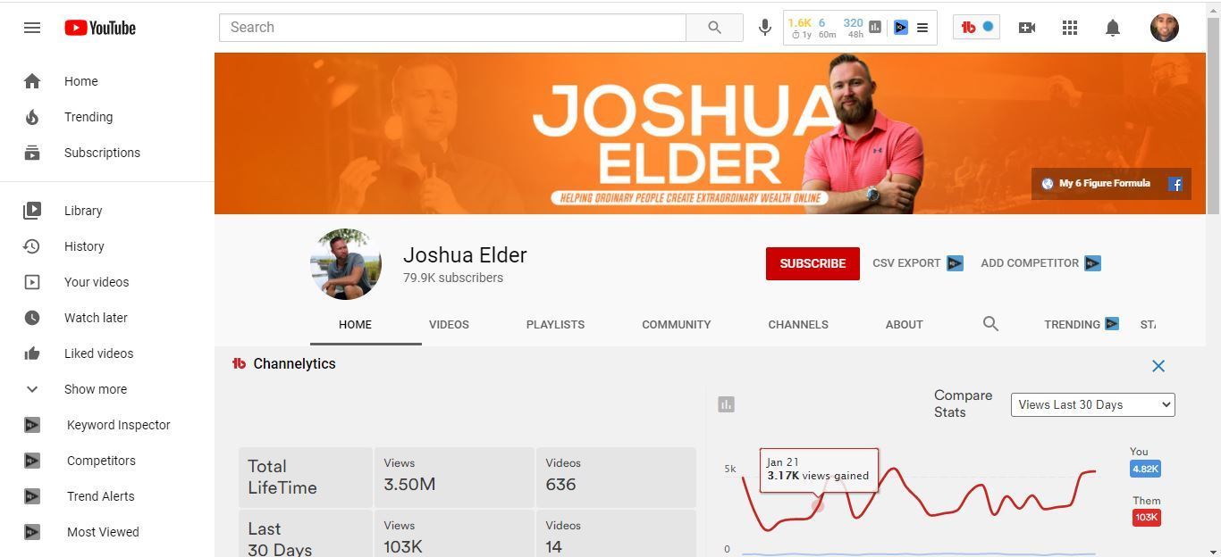 joshua elder youtube channel