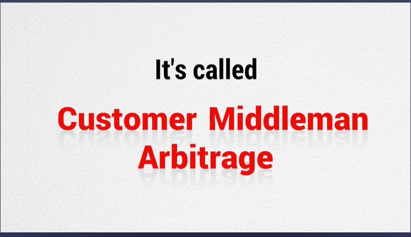 click wealth system customer middleman arbitrage
