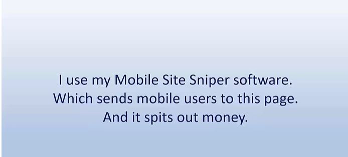 mobile site sniper money