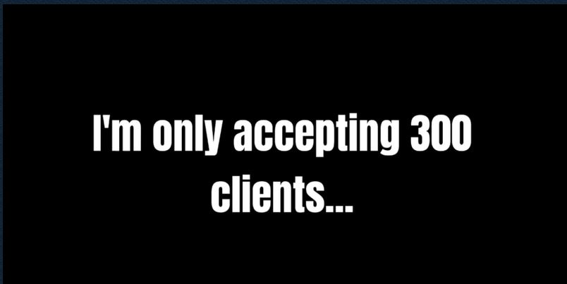 website atm accepting 300 clients
