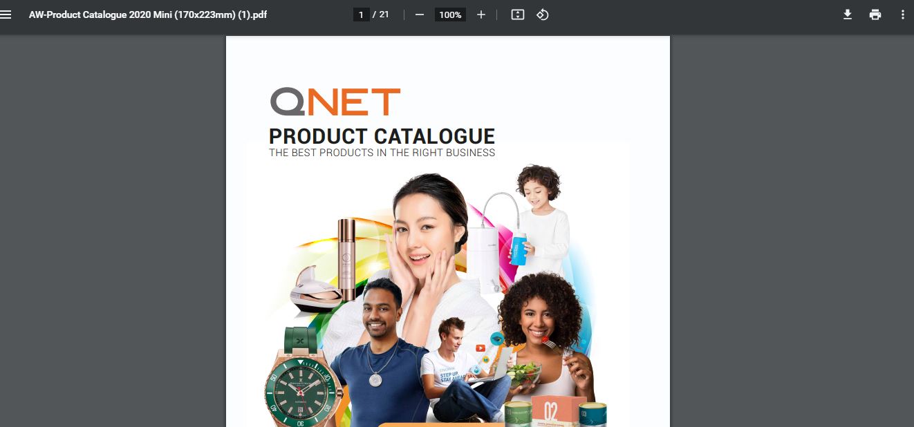 qnet product inside