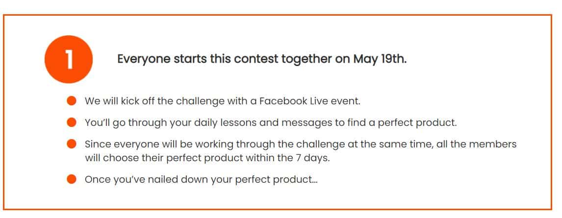 one product challenge register