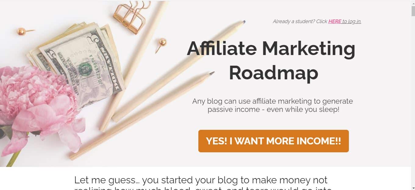 affiliate marketing roadmap for bloggers