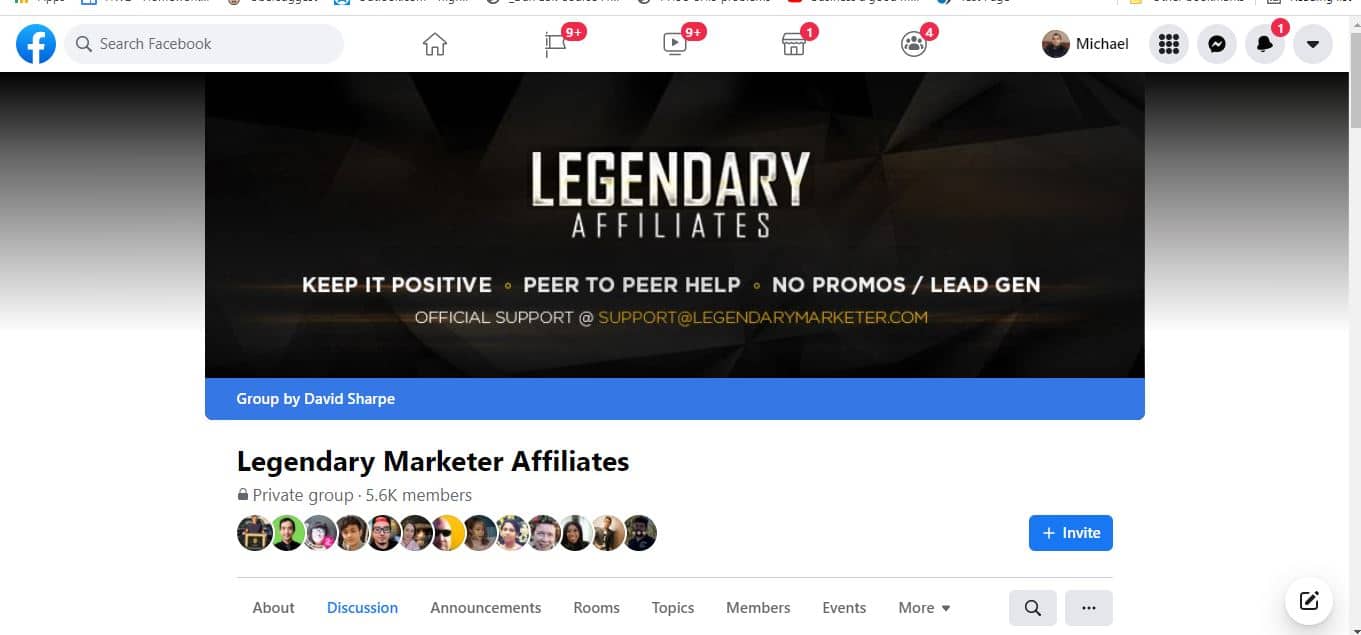 legendary marketer affiliate group