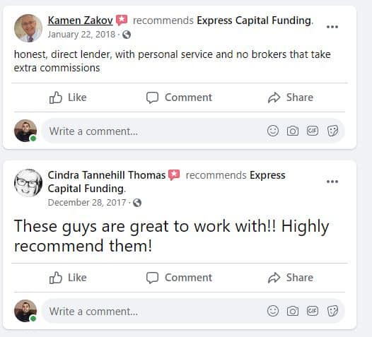 express capital funding reviews